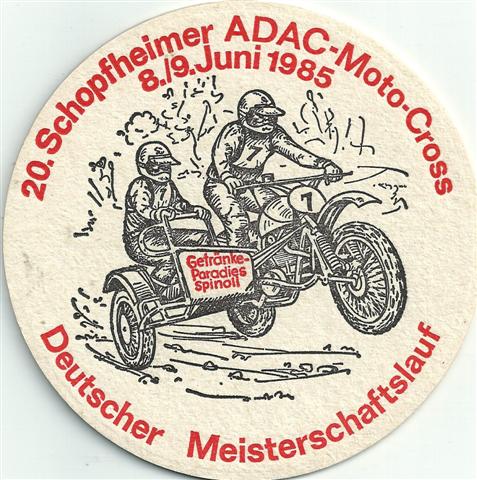 schopfheim l-bw msc 5ab (rund-adac moto cross 1985-schwarzrot)